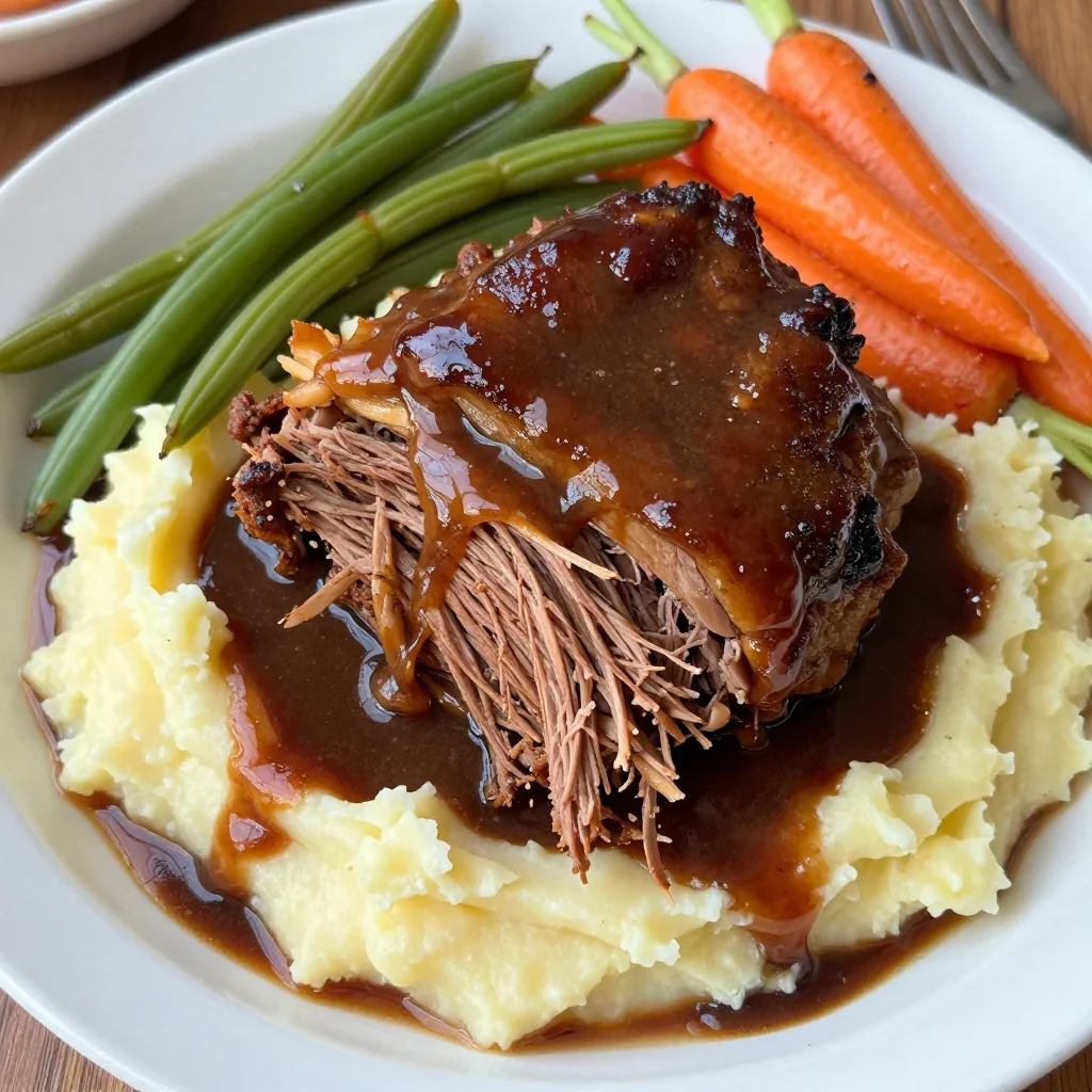 Slow Cooker Pork Roast with Gravy for Sunday Dinner