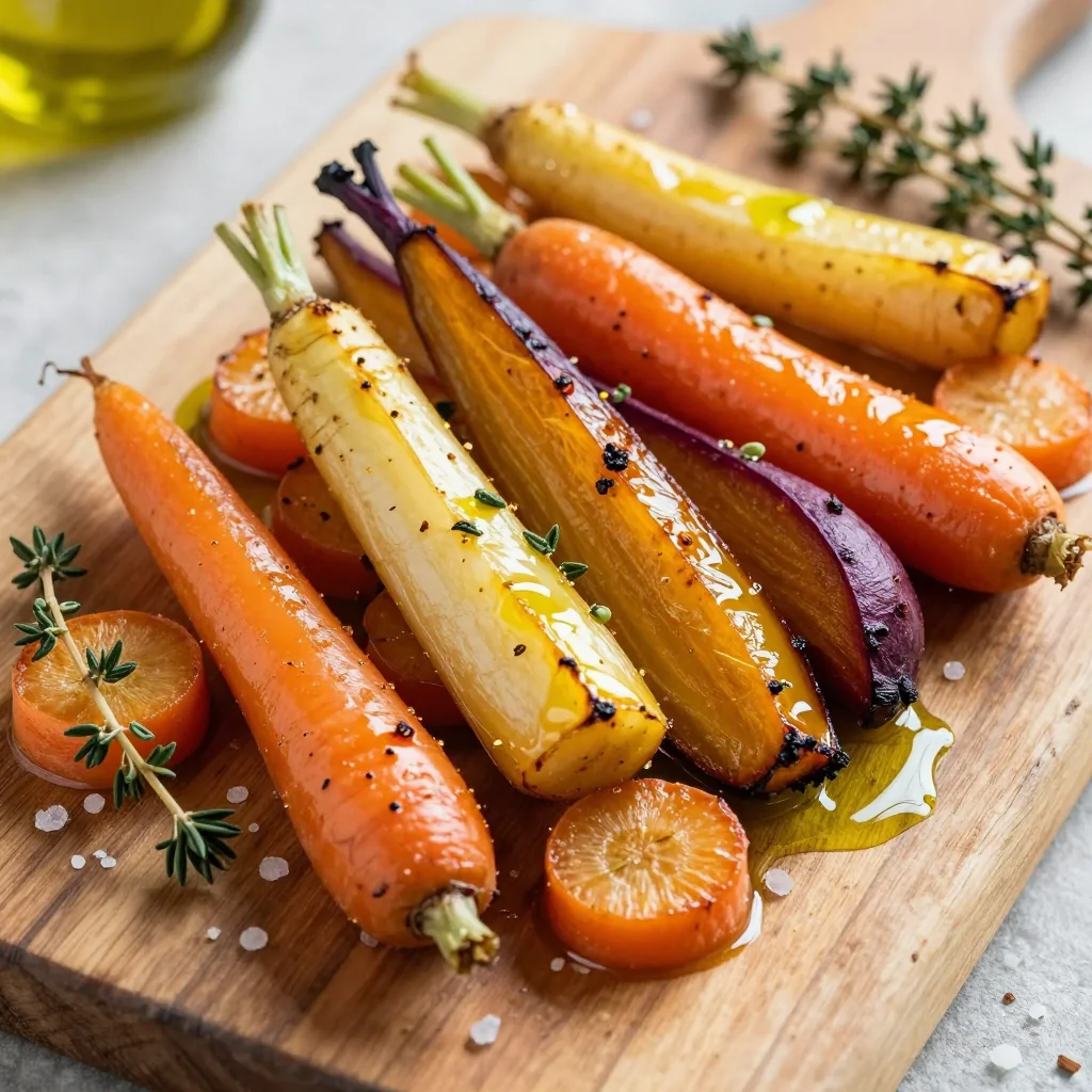 Healthy Roasted Root Vegetables for Pantry Clean Out
