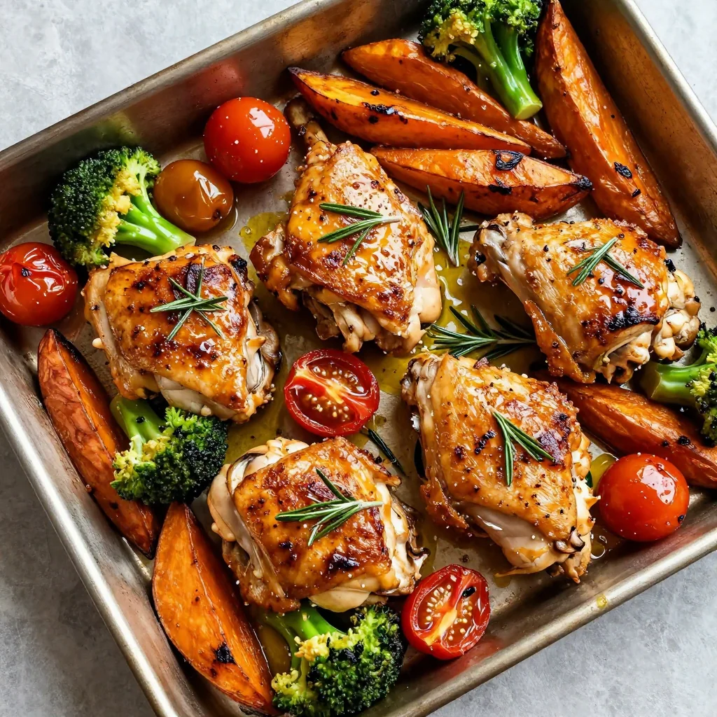 Sheet Pan Chicken and Veggies for Meal Prep