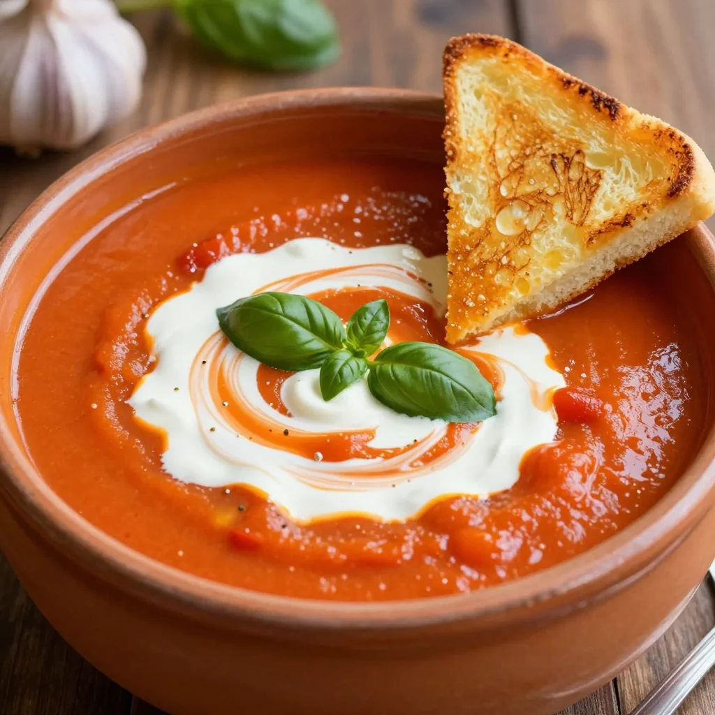 Quick and Creamy Tomato Basil Soup for a Cozy January Lunch