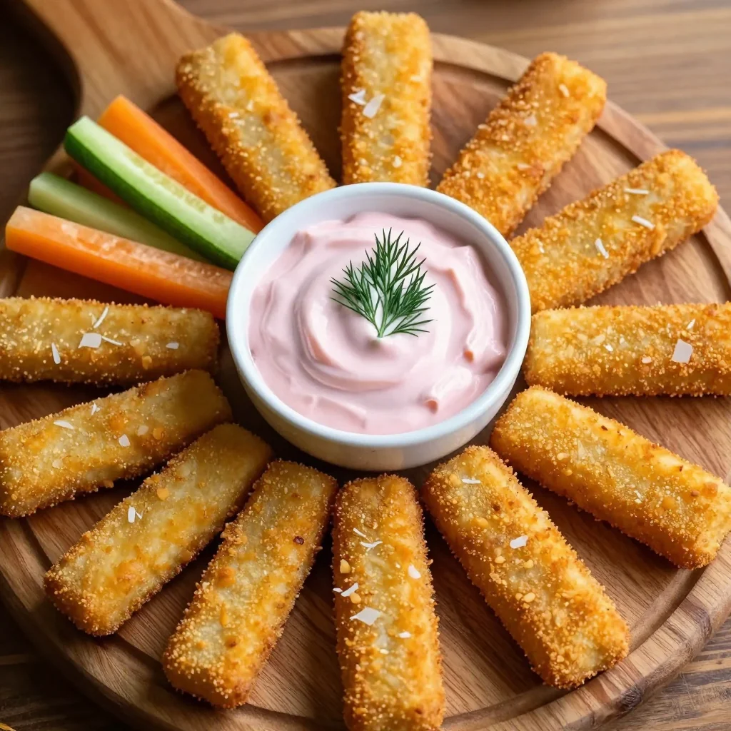 Kid-Friendly Baked Fish Sticks With A Yogurt Dip