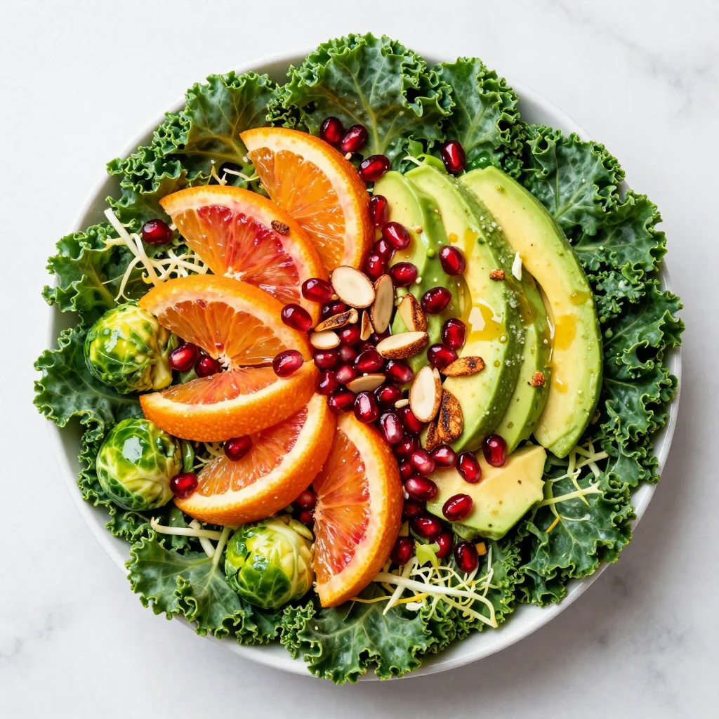 New Year's Detox Salad with Lemon Vinaigrette