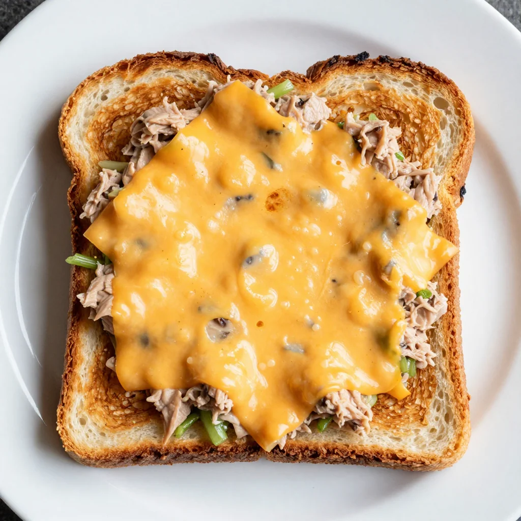 Pantry Clean-Out Tuna Melt for Quick Lunch