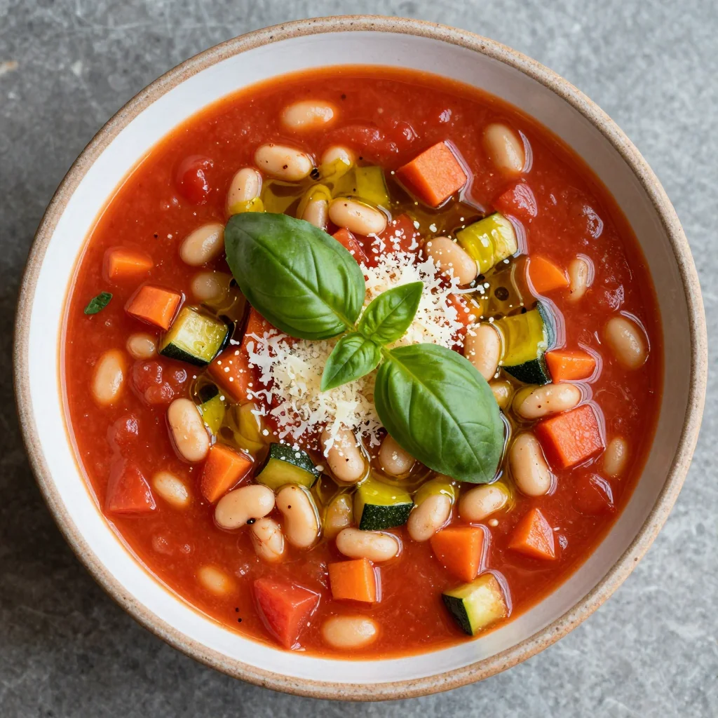 Hearty Minestrone with Beans for a Filling Lunch