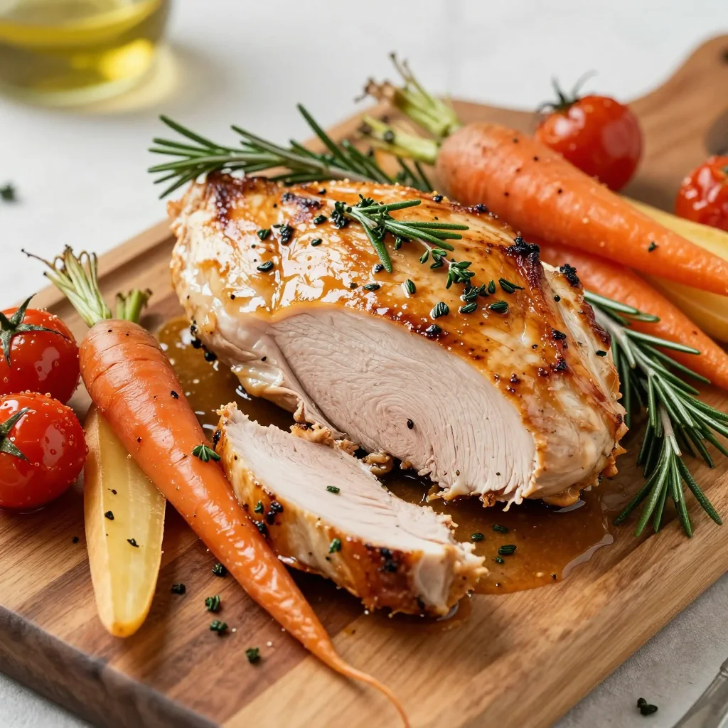 Healthy Slow Cooker Turkey Breast That Is Juicy And Herbed