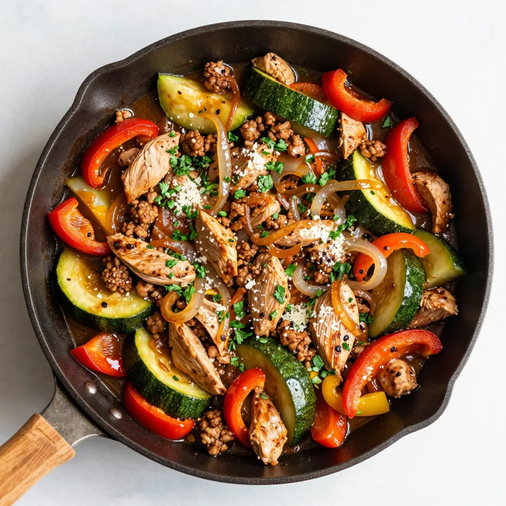 Budget-Friendly Turkey and Veggie Skillet for Dinners