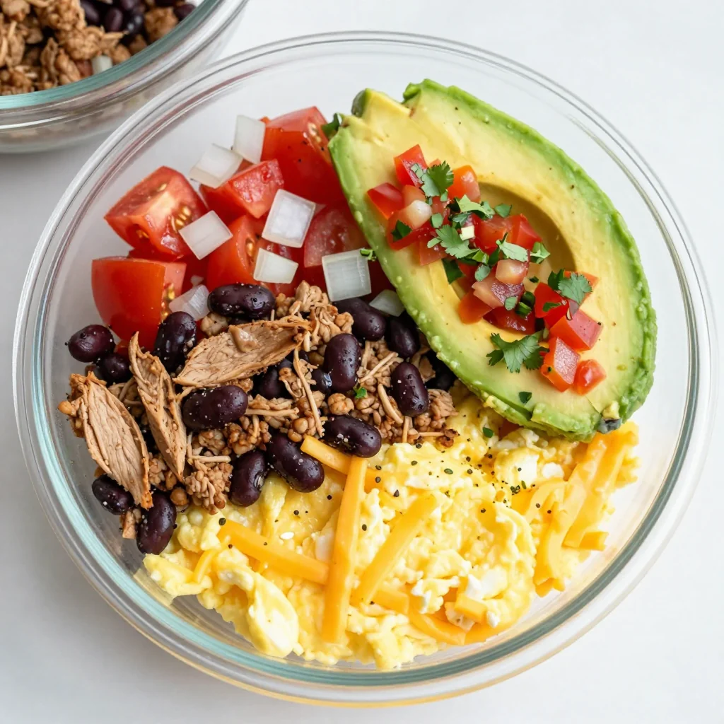 Make-Ahead Breakfast Burrito Bowls for Meal Prep
