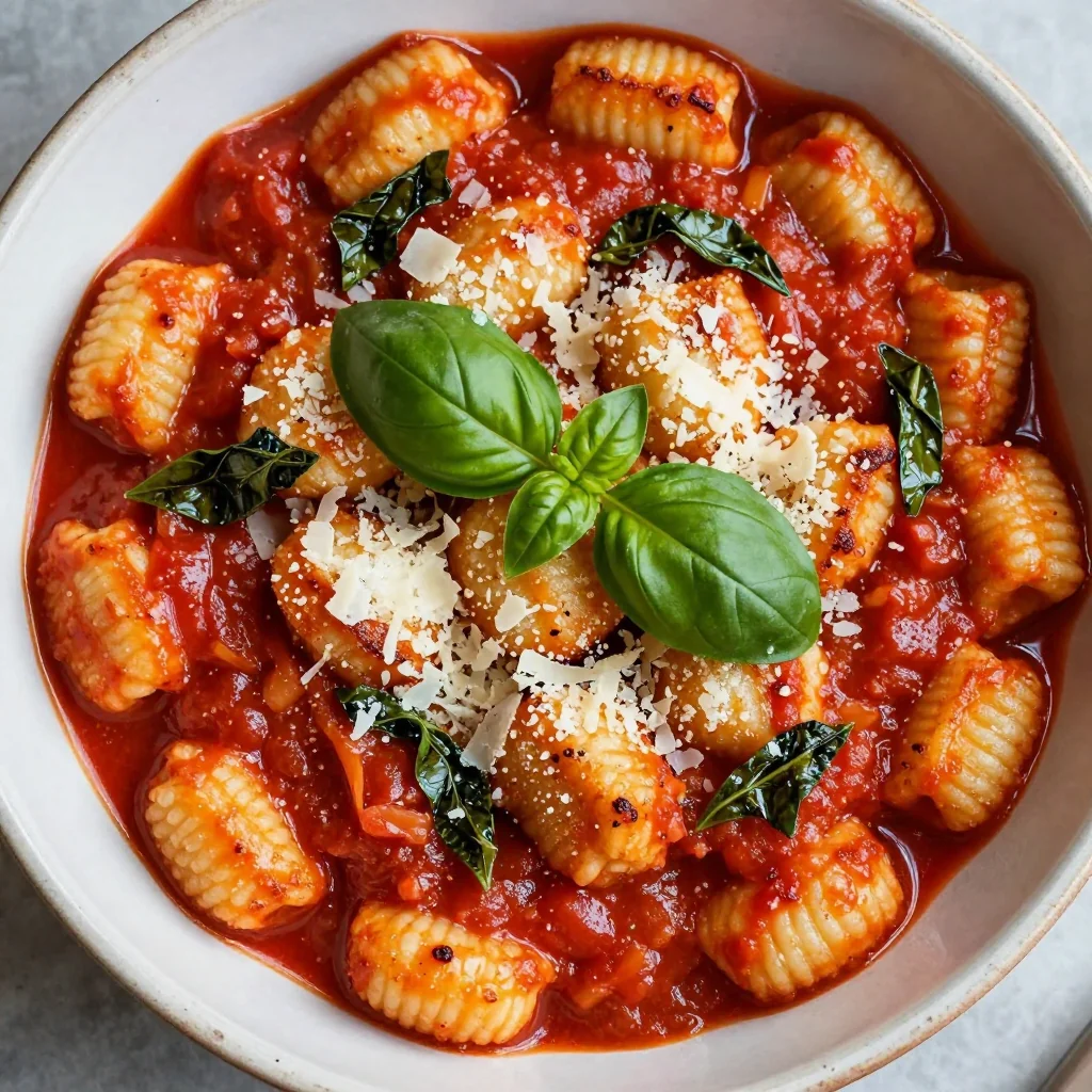 Pantry Gnocchi With Canned Tomatoes And Basil