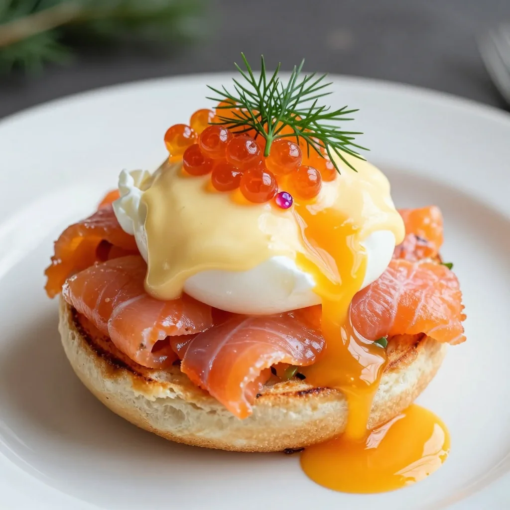 New Year's Day Smoked Salmon Eggs Benedict For A Fancy Brunch