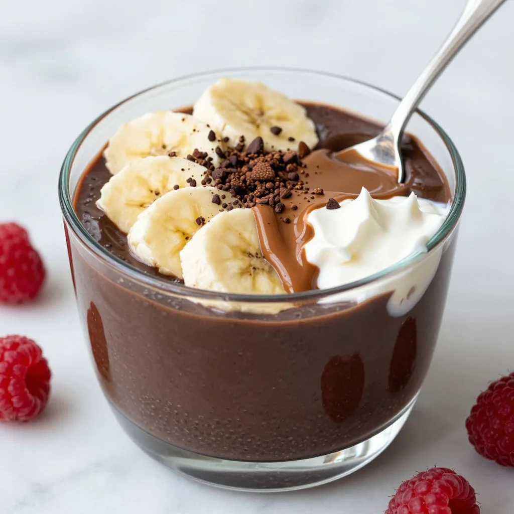 Velvety Chocolate Chia Pudding for Healthy Dessert