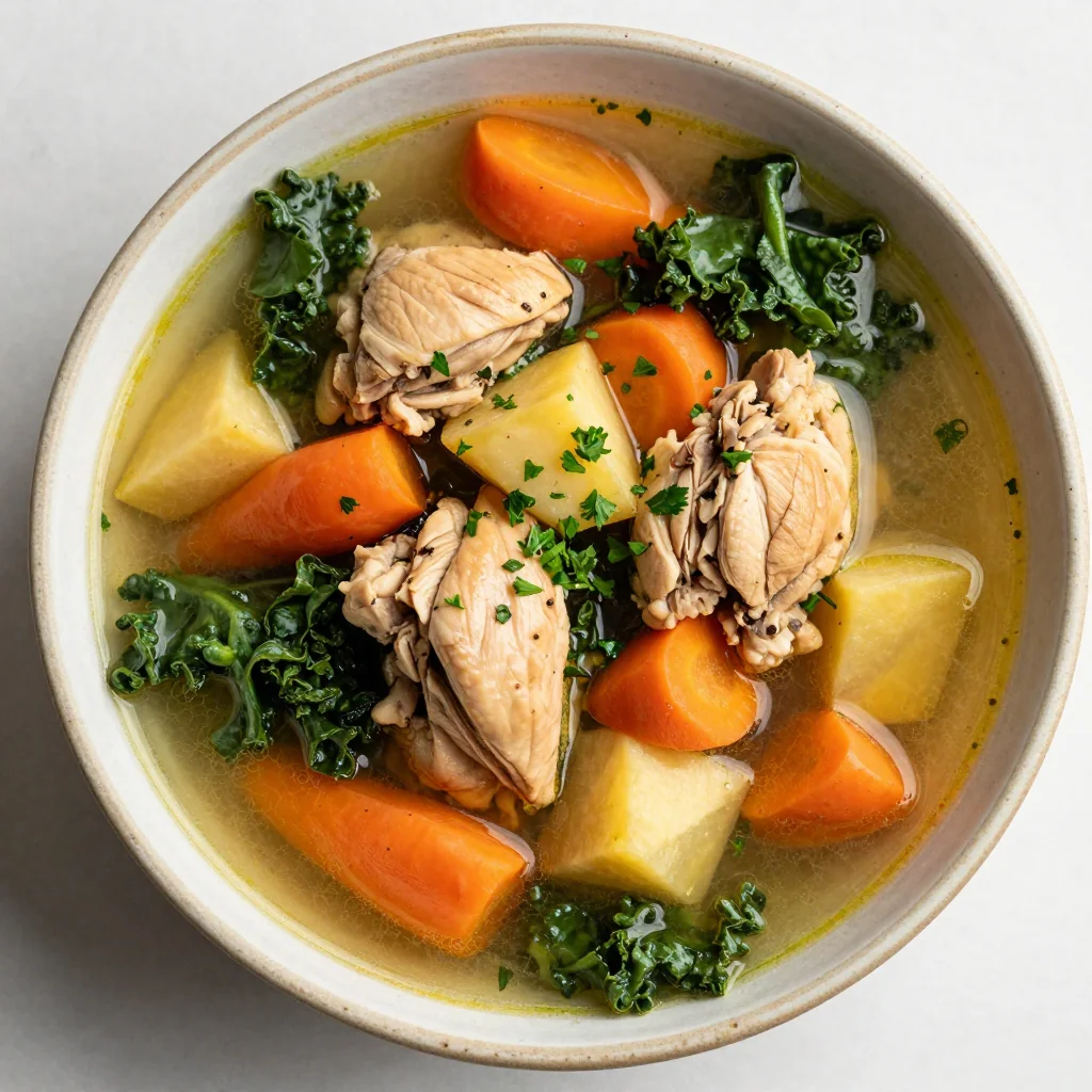 low calorie glutenfree chicken stew with winter vegetables for families