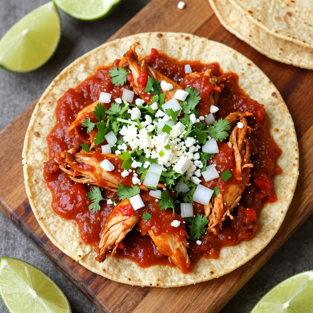 Easy Slow Cooker Chicken Tinga for Taco Tuesday