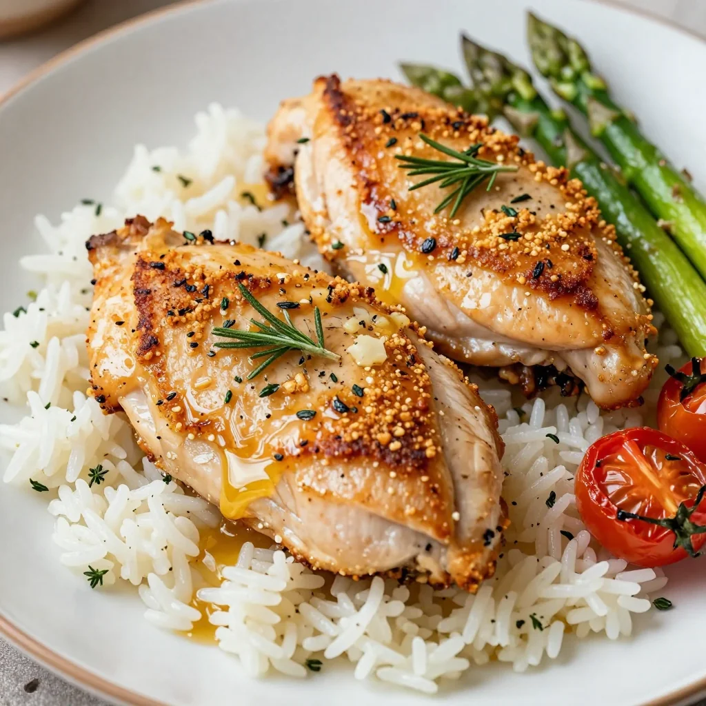 Baked Garlic and Herb Chicken Breasts for a Simple Dinner