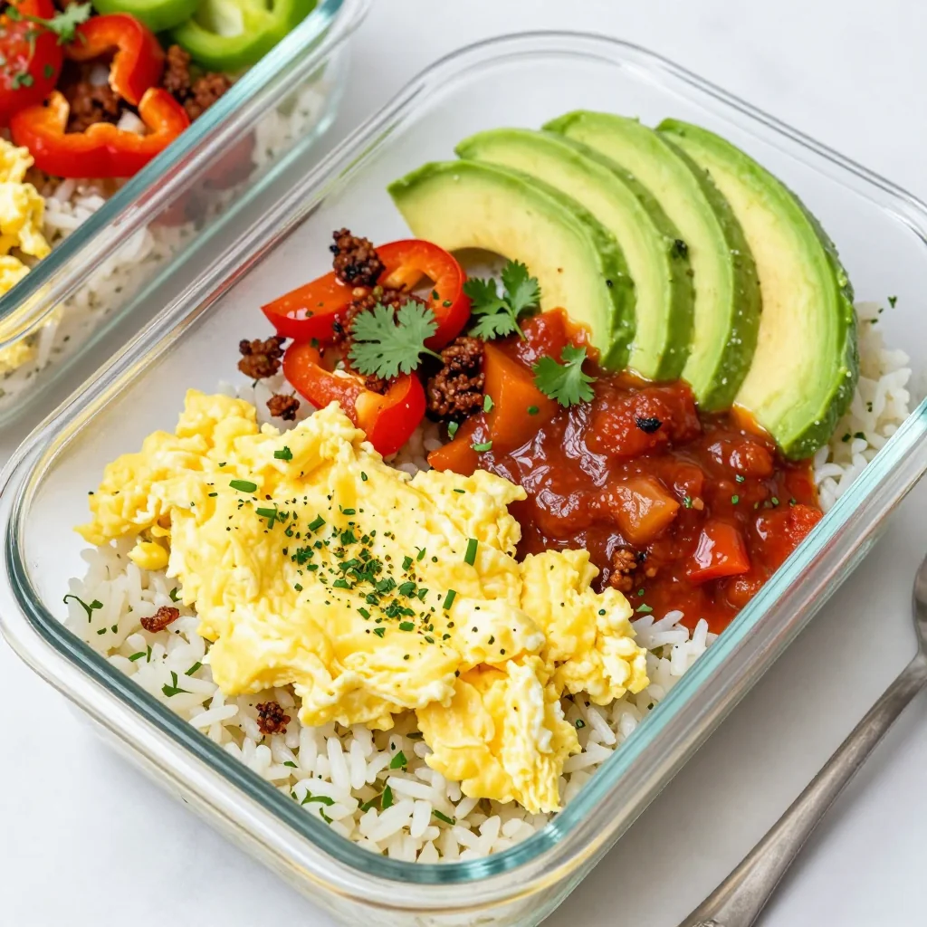 Freezer-Ready Breakfast Burrito Bowls for Busy Mornings