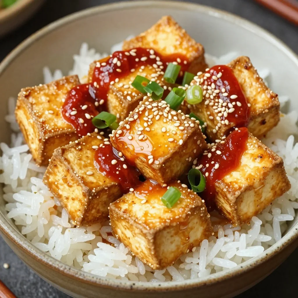 Quick Honey Sriracha Tofu for a Spicy Vegan Meal