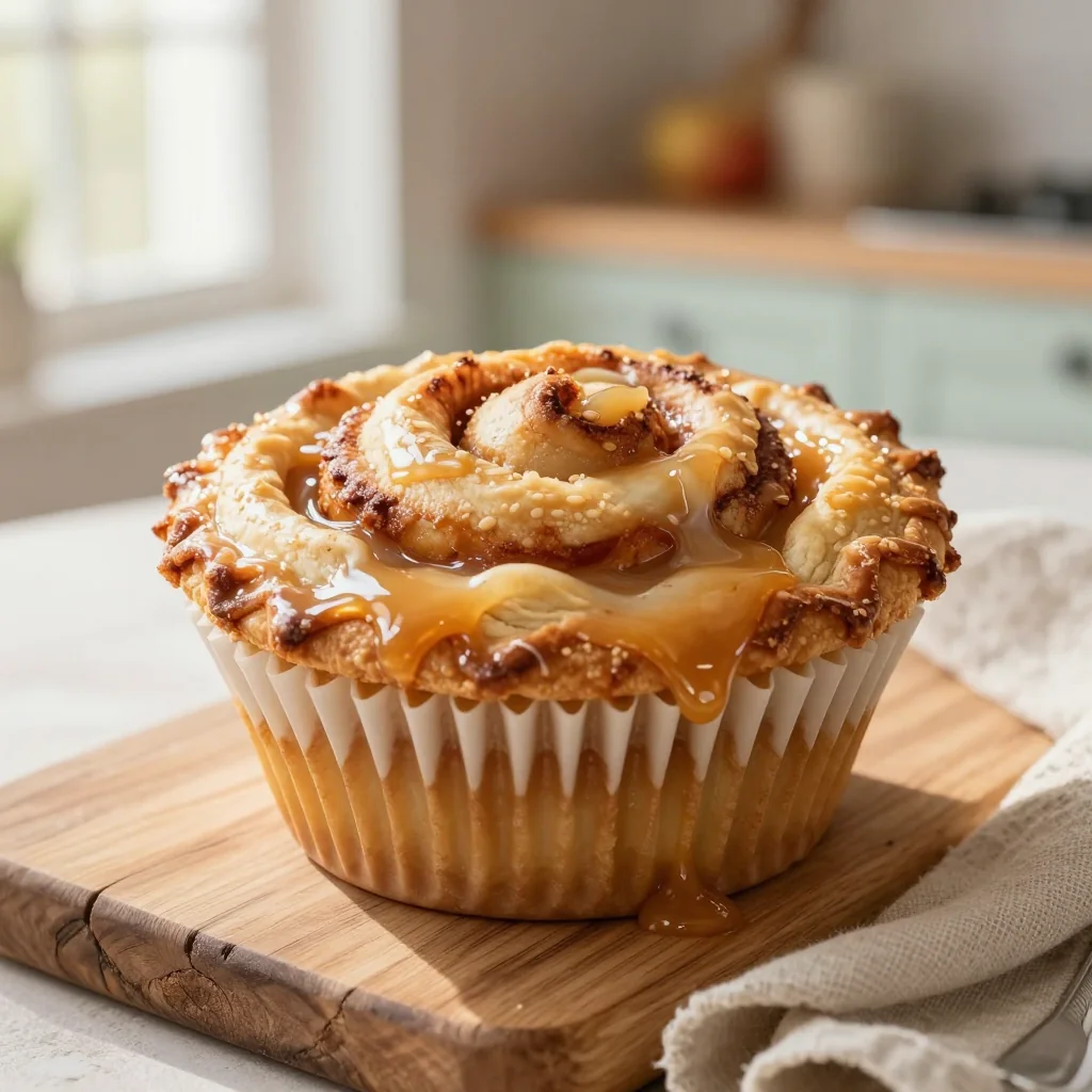 Cinnamon Roll Apple Pie Cups