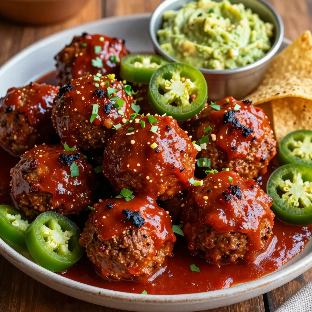 Game Day Slow Cooker Chili Lime Meatballs for NFL