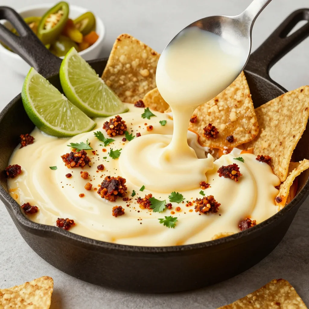 Cozy NFL Playoff Queso That Is Ultra Creamy