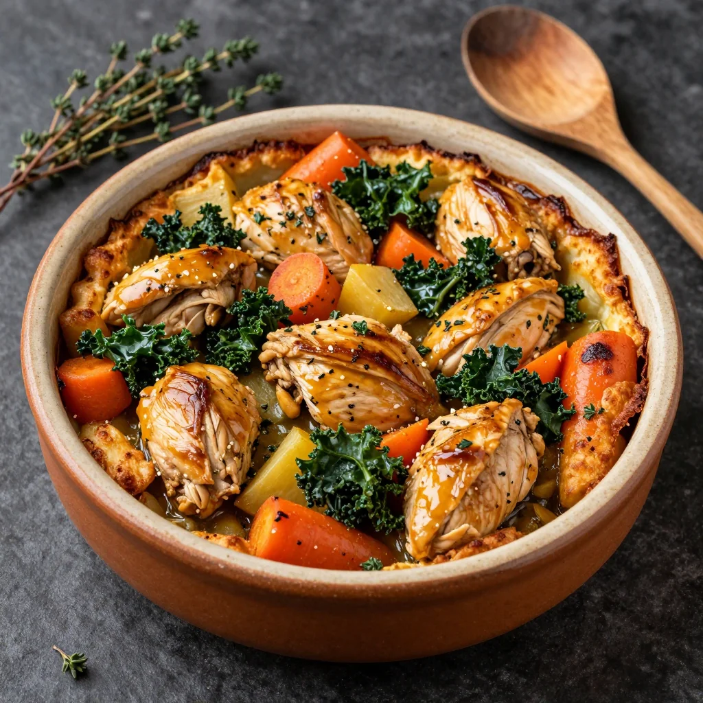batch cook chicken and winter vegetable casserole for easy meals