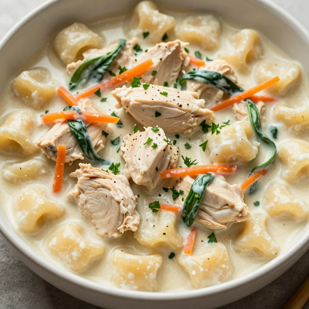 Slow Cooker Creamy Chicken and Gnocchi for Comfort
