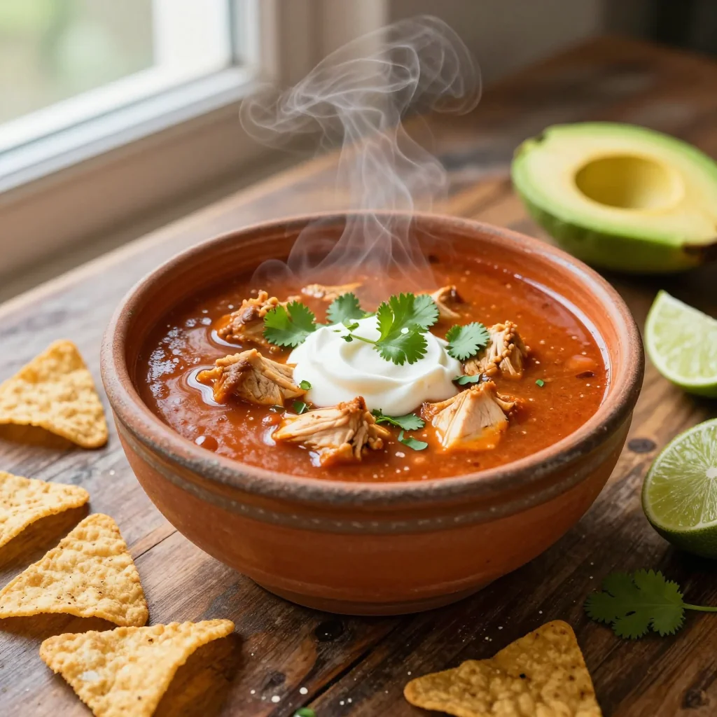 Chicken Tortilla Soup Slow Cooker
