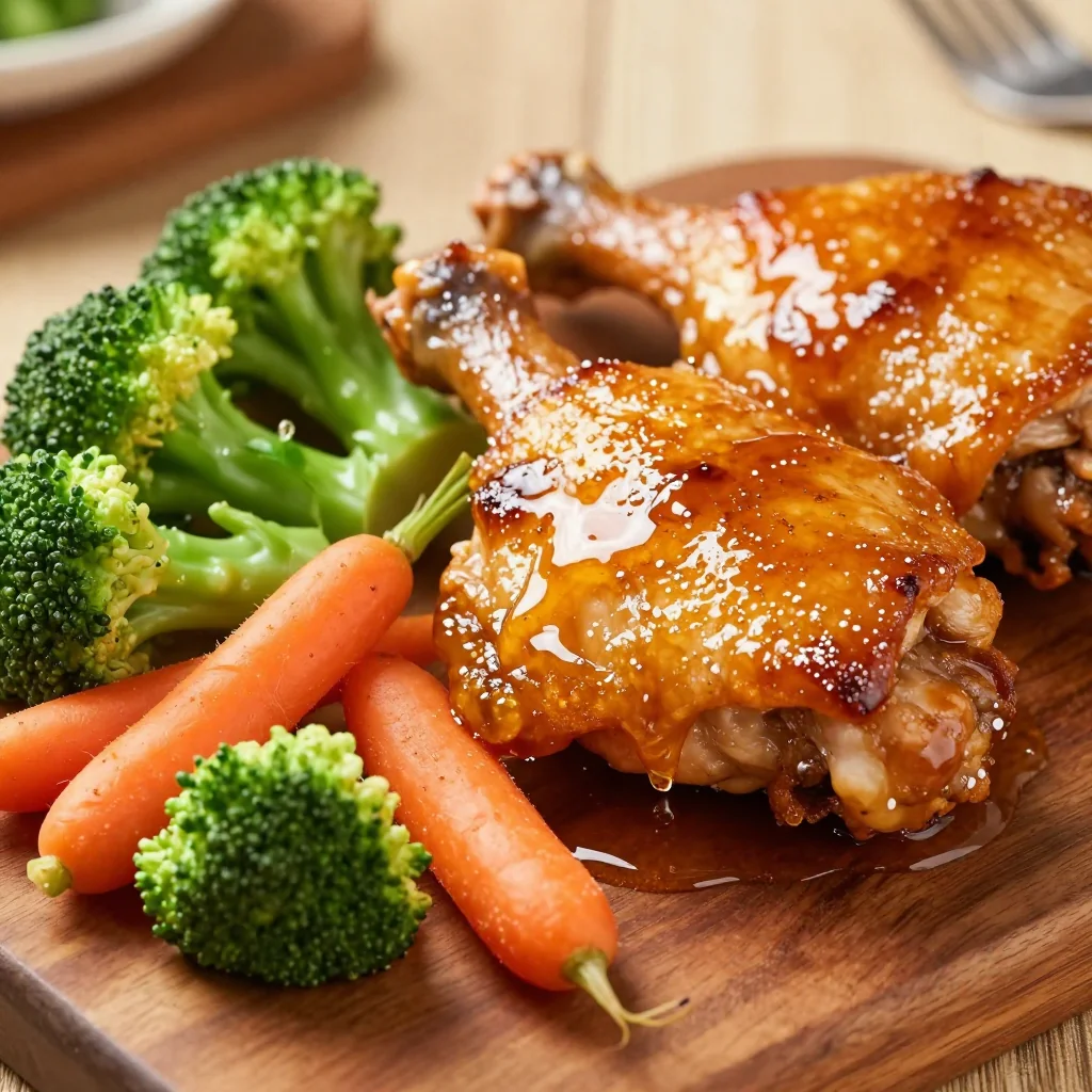 Kid-Friendly Glazed Chicken with Honey and Mustard