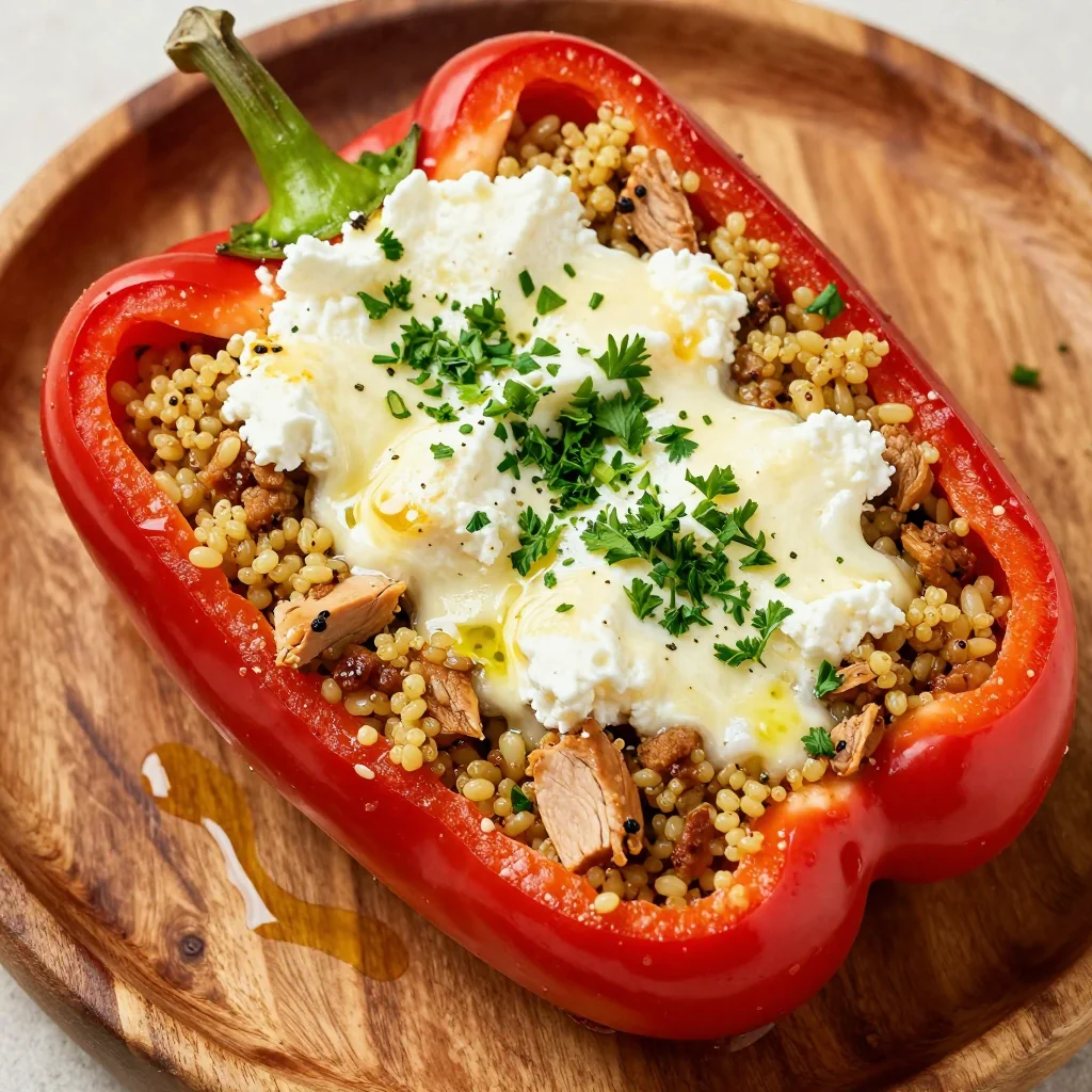 Healthy Turkey and Quinoa Stuffed Peppers