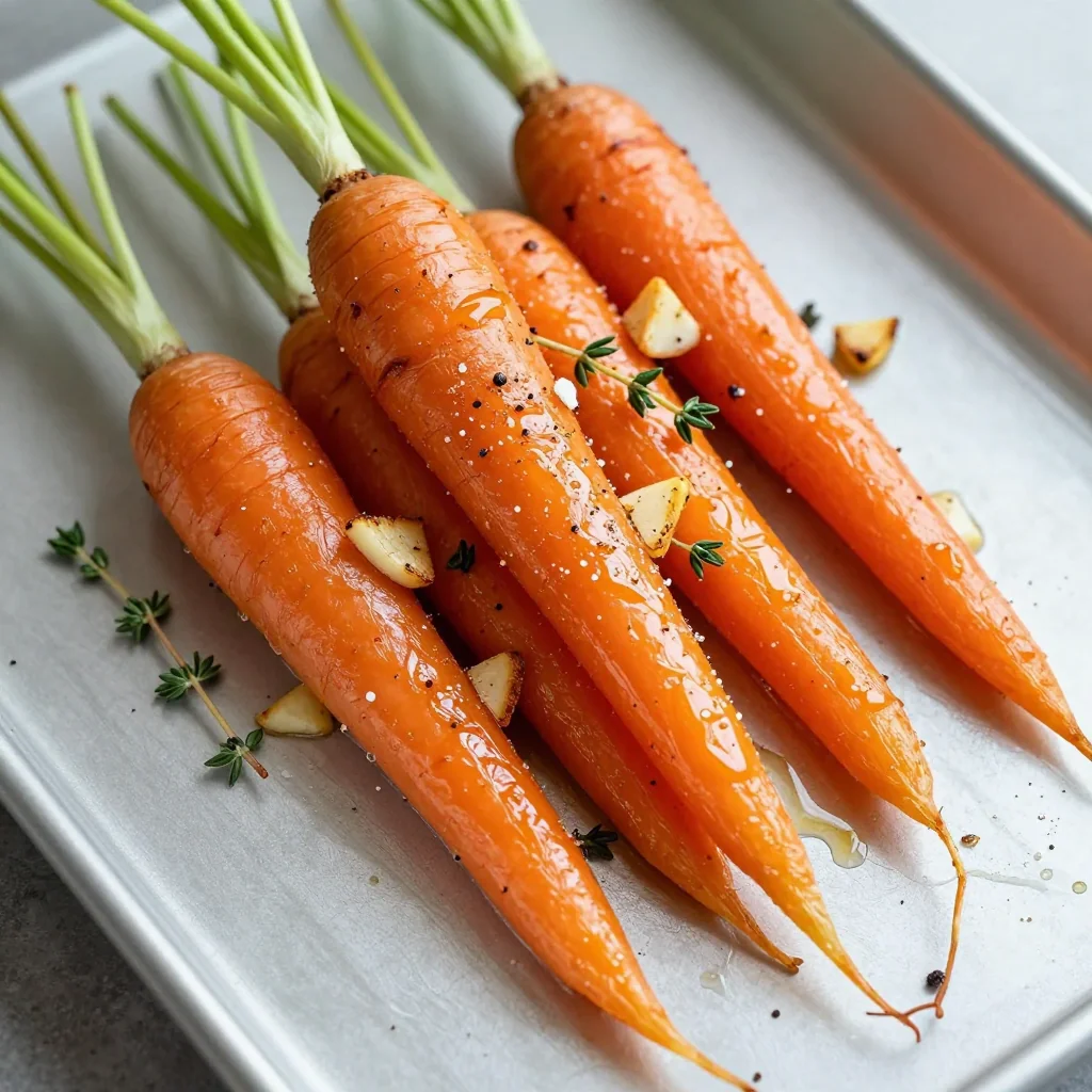 lowcalorie roasted lemon and garlic carrots for detox and clean eating