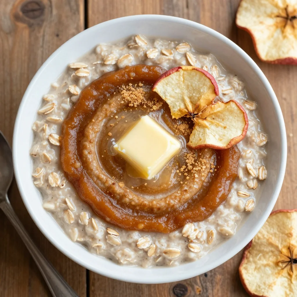 Cozy Cinnamon Applesauce Oatmeal for Sick Days