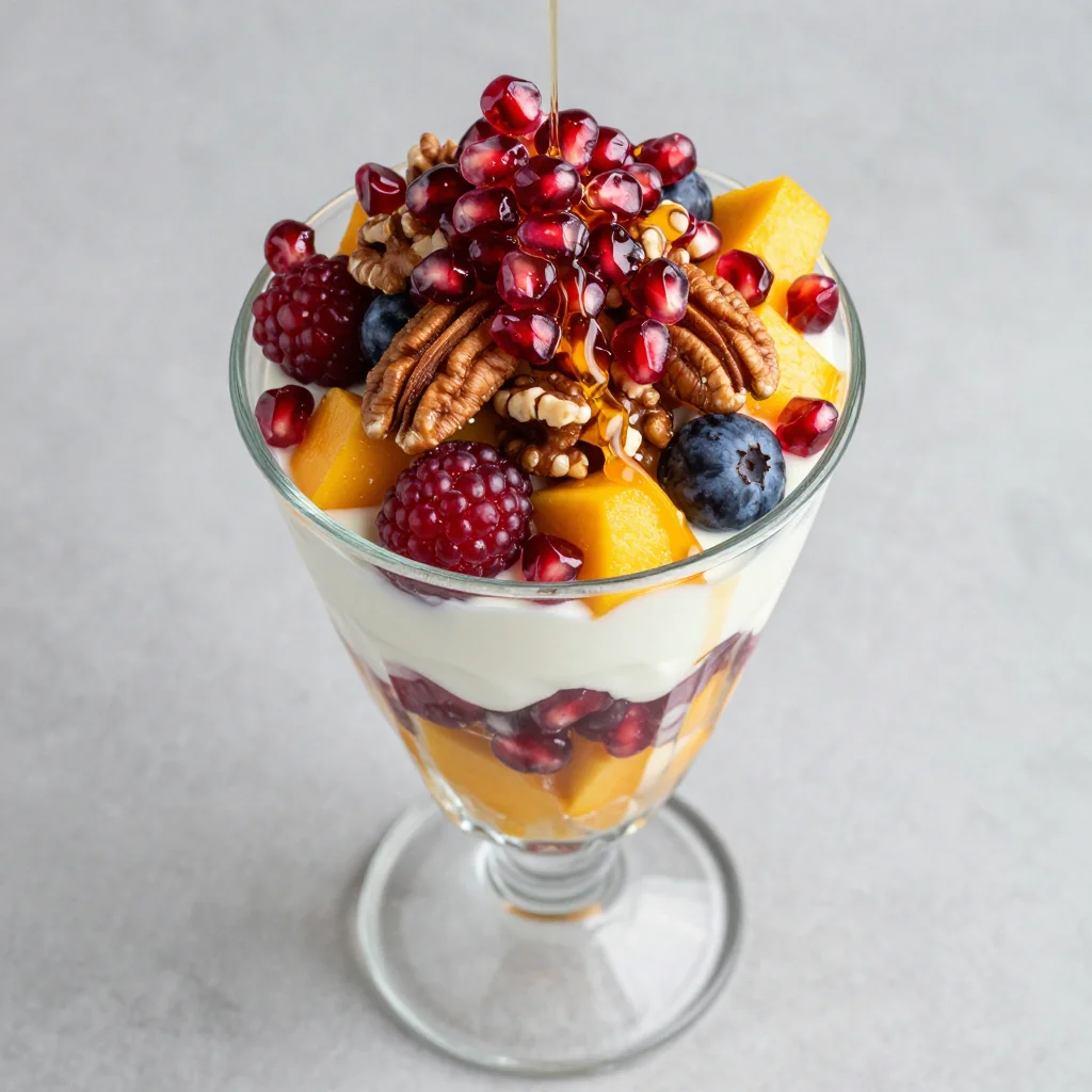 Showstopper New Year's Fruit and Nut Parfait