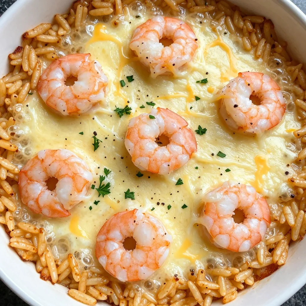 Budget Dinner Creamy Shrimp and Rice Casserole