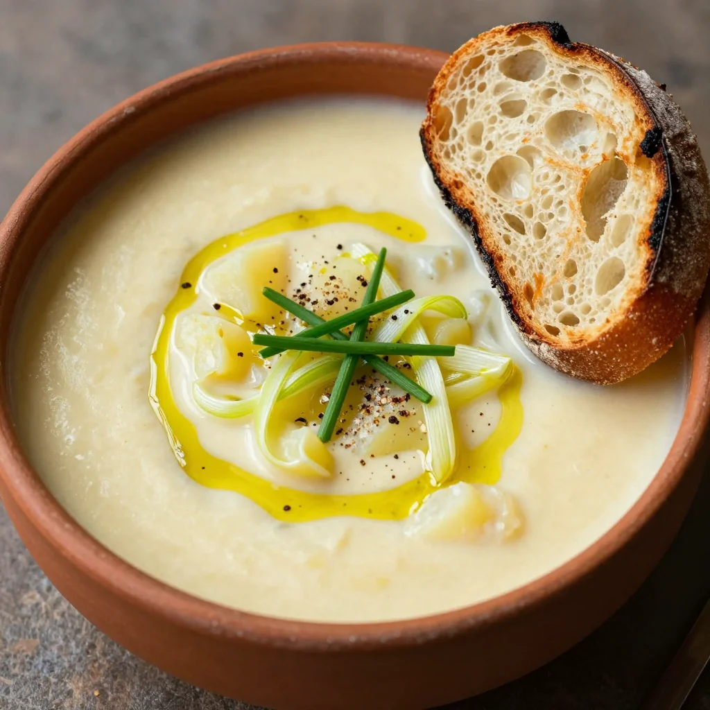 Creamy Potato Leek Soup for a Cozy January Lunch