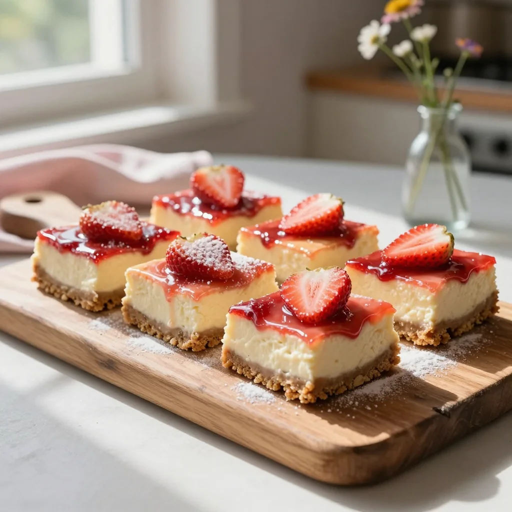 Strawberry Cheesecake Bars