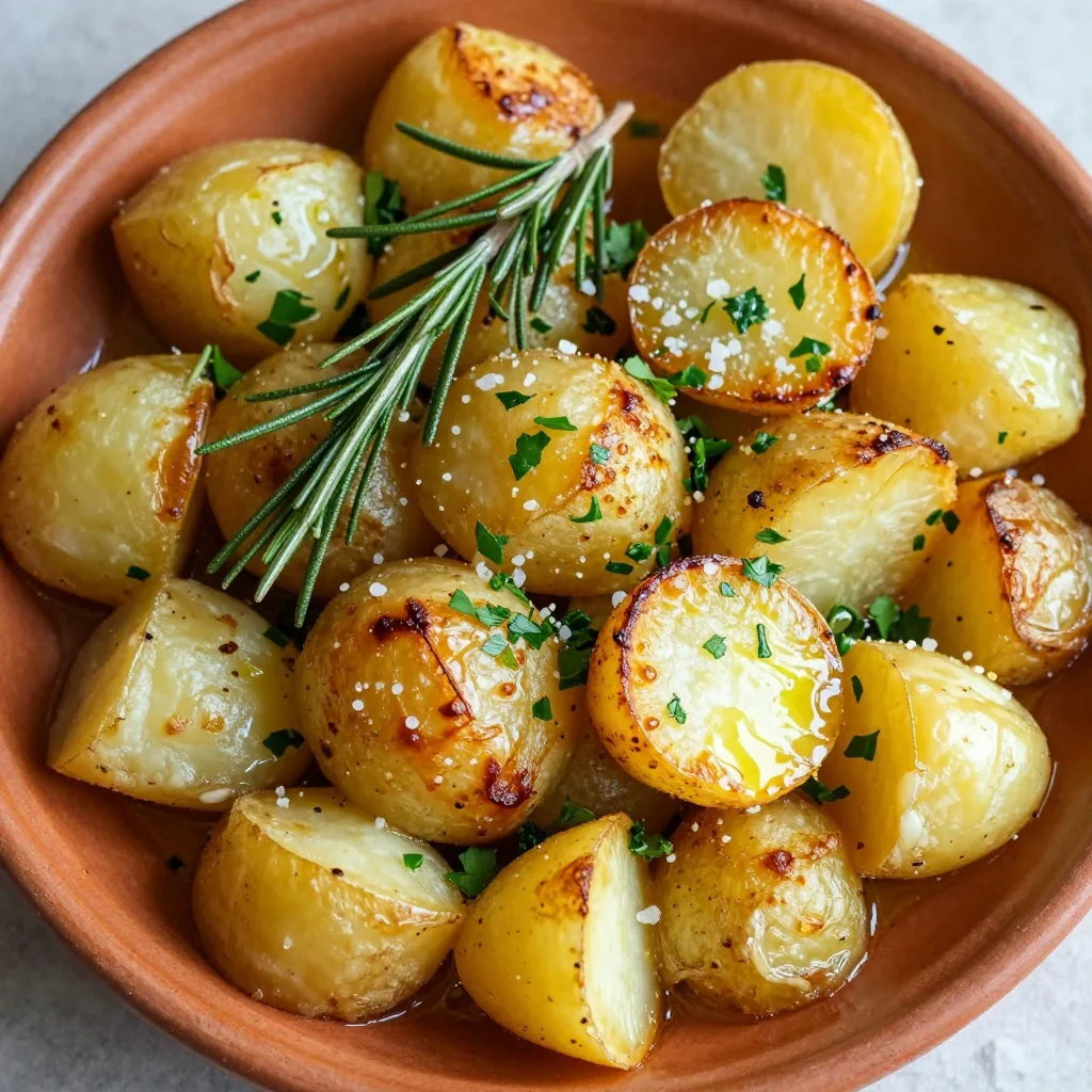 warm roasted parsnip and potato medley with herbs for easy dinners