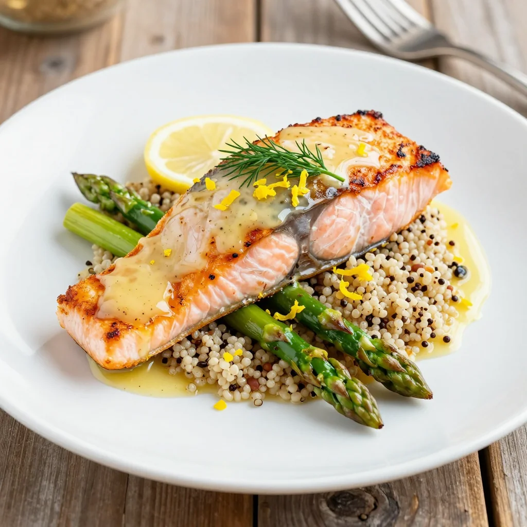 Clean Eating Lemon and Dill Grilled Salmon