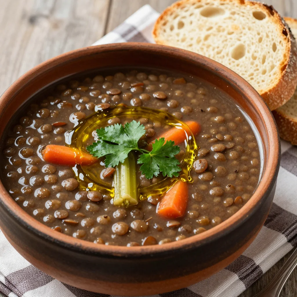 Cozy Lentil Soup for a Martin Luther King Jr Day