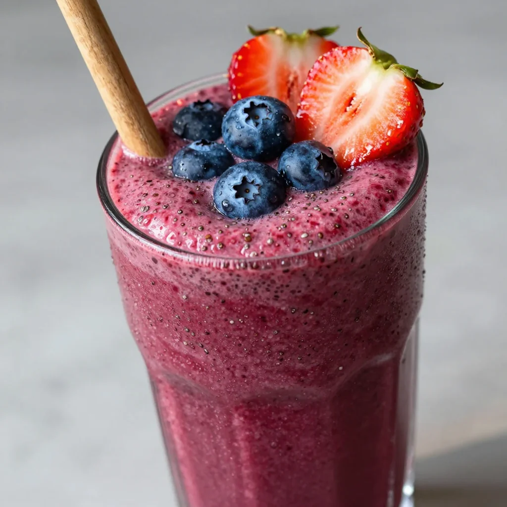 Berry Blast Detox Smoothie to Start Your Day Strong