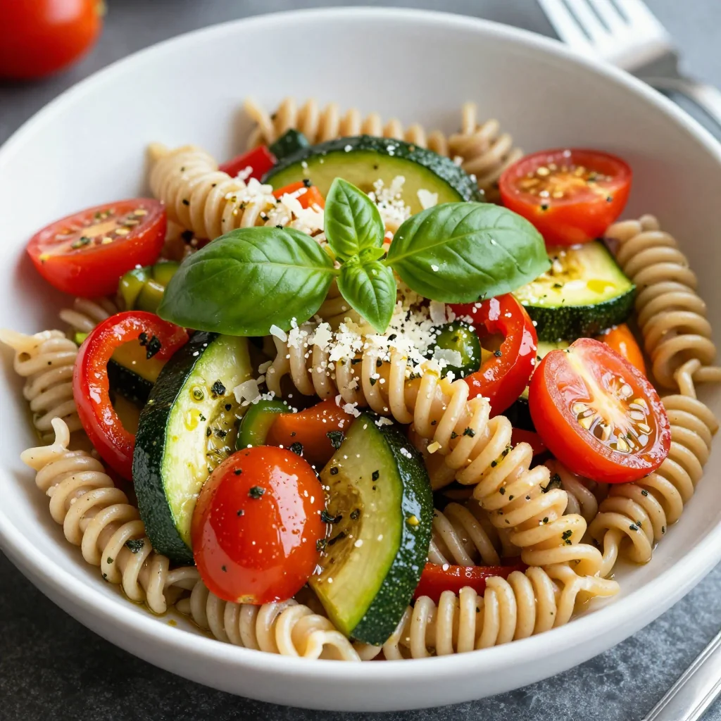 Low Calorie Veggie Loaded Pasta for Healthy Eating