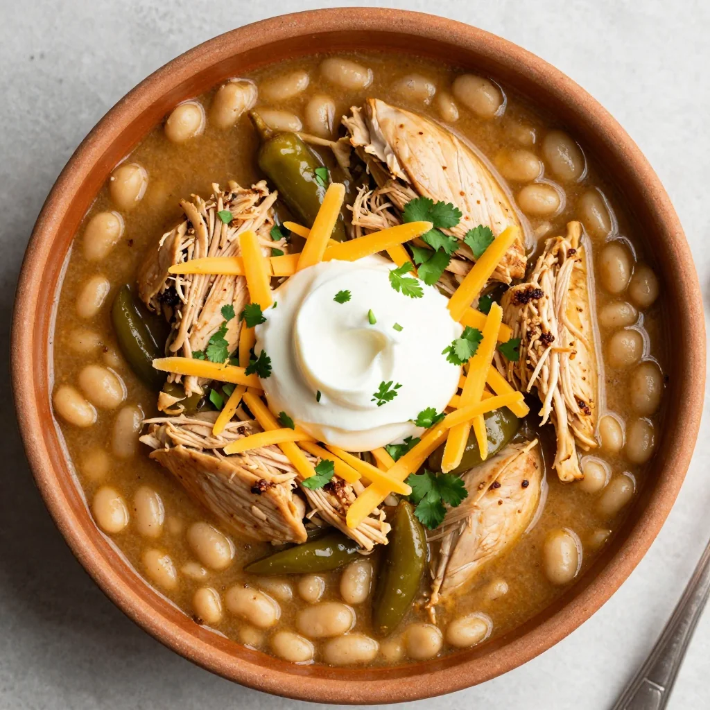 Slow Cooker Chicken and White Bean Chili for MLK Day