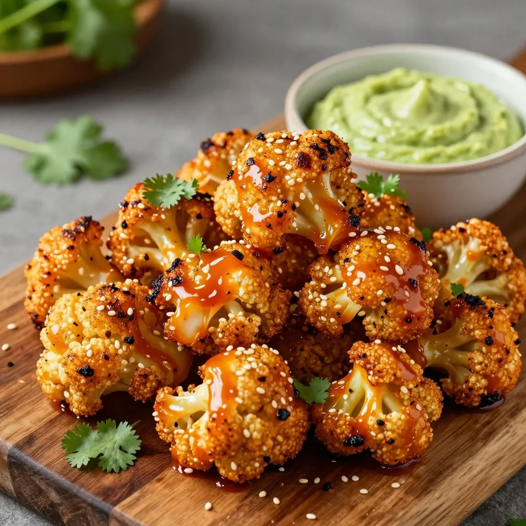NFL Playoff Spicy Buffalo Cauliflower Bites Keto Friendly