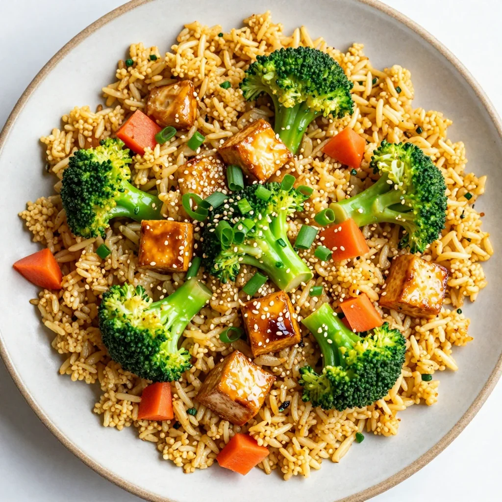 New Year Reset Cauliflower Rice Stir Fry
