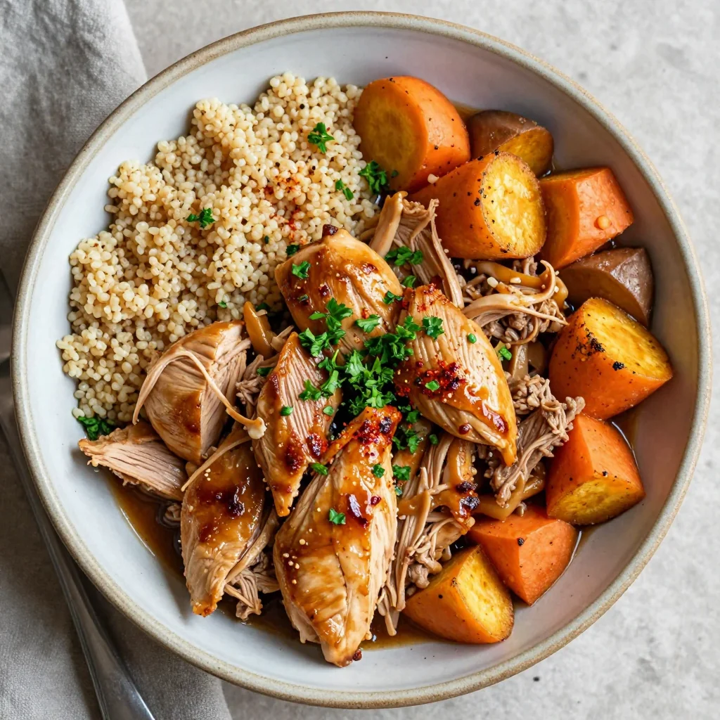 Slow Cooker Chicken for January Meal Planning
