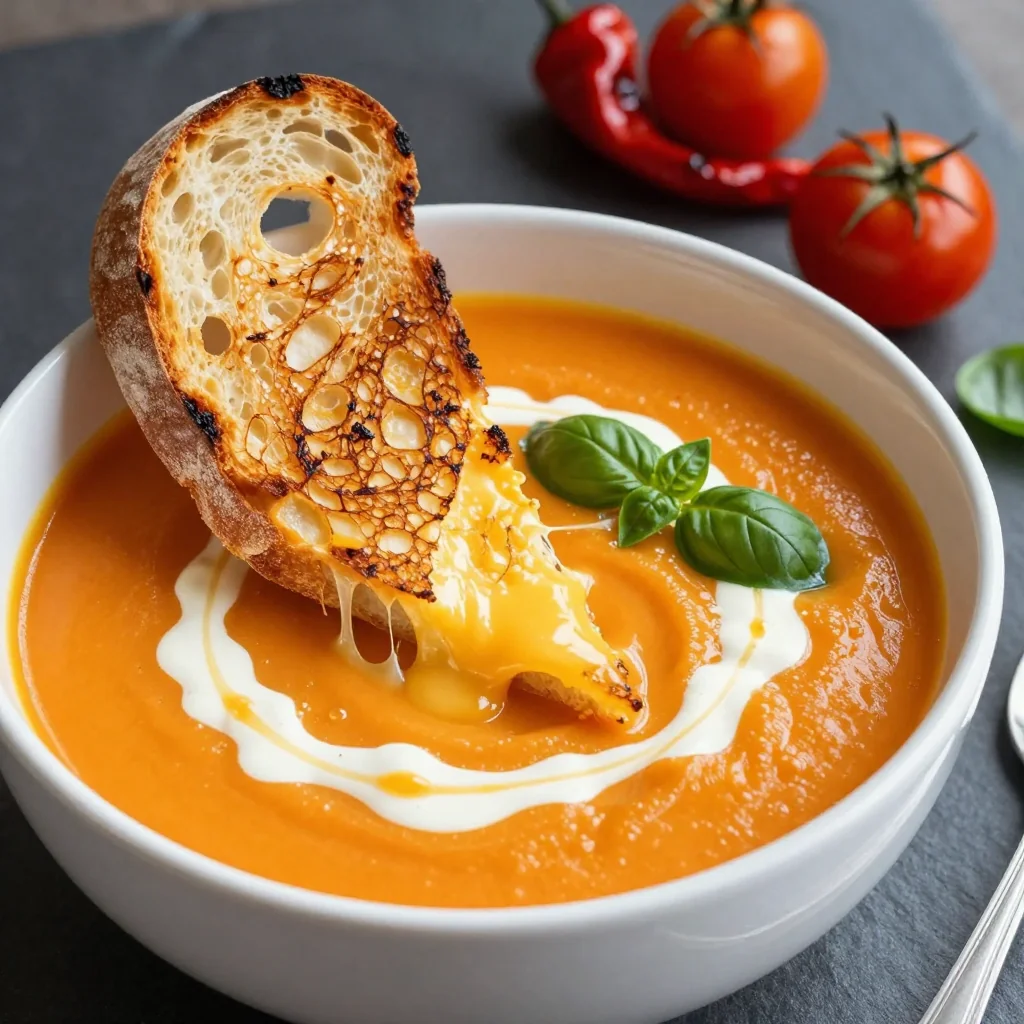 Creamy Tomato And Roasted Red Pepper Soup That Is Better Than Store Bought