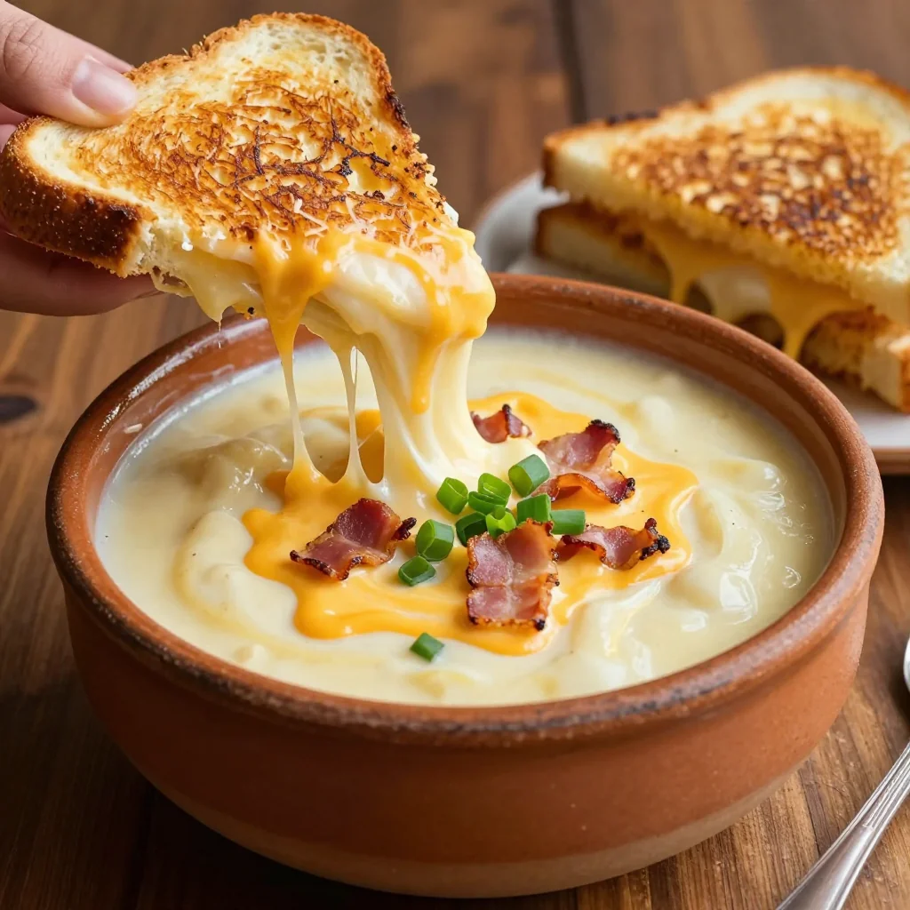 Cozy NFL Playoff Night Cheesy Potato Soup