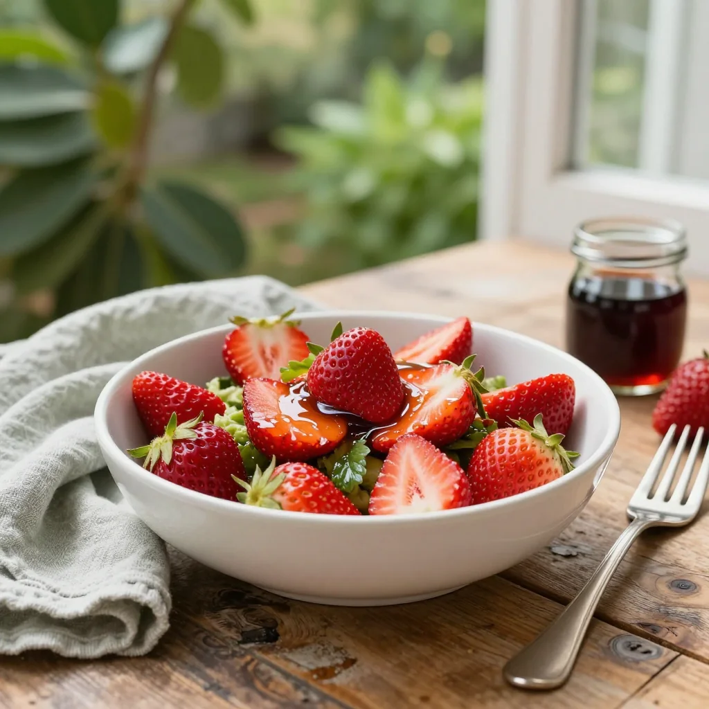 Strawberry Salad with Balsamic Vinaigrette