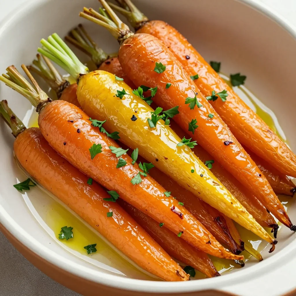 warm lemon roasted carrot and parsnip medley for family supper