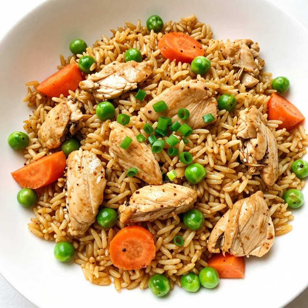 Kid Friendly Chicken Fried Rice for Family Meals