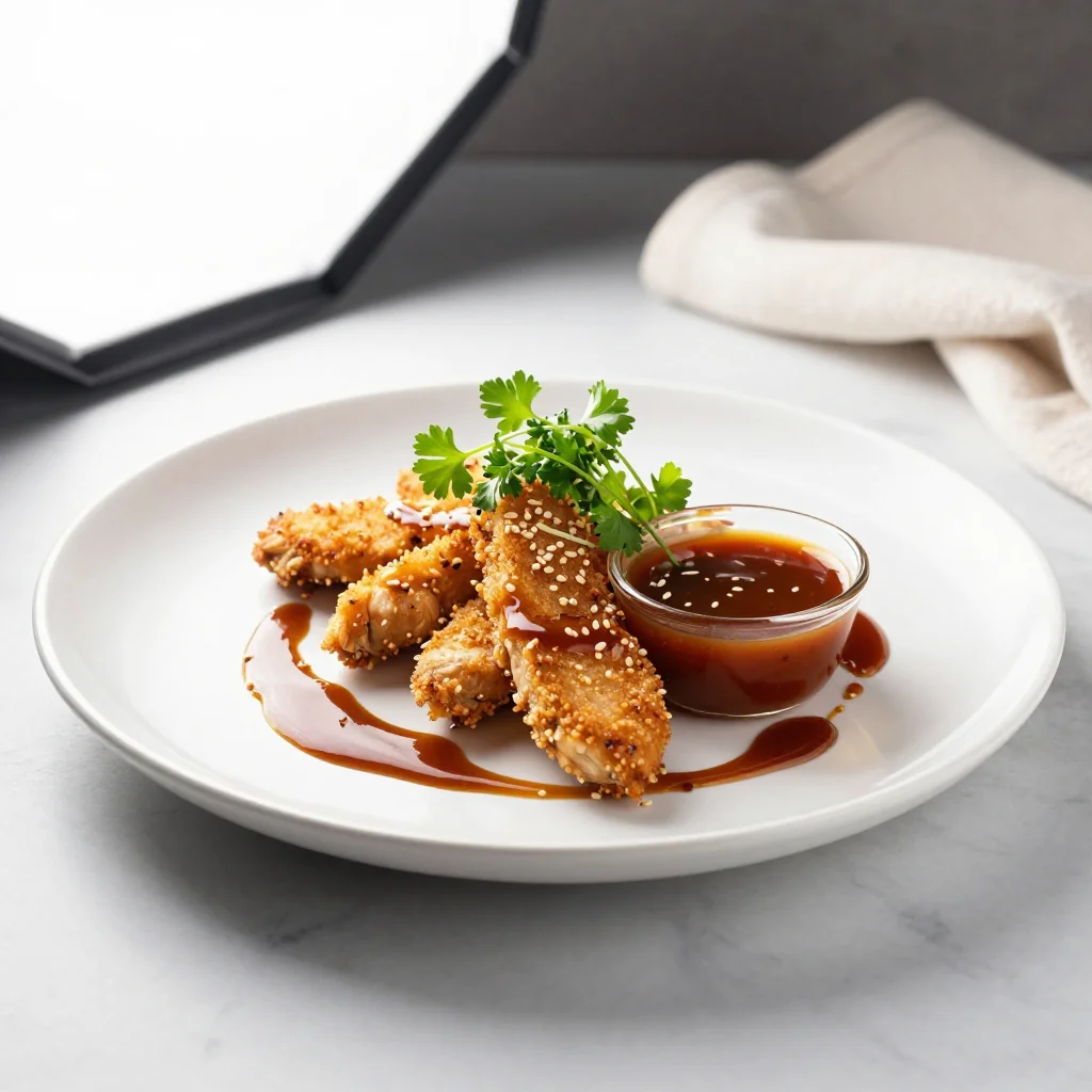Chicken Tenders with BBQ Dipping Sauce