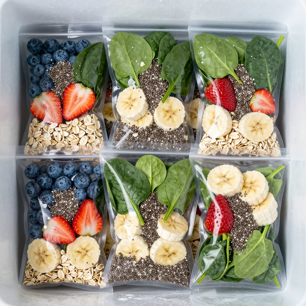 Make-Ahead Freezer Smoothie Bags For Weight Loss