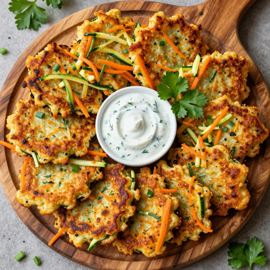 Freezer-Friendly Veggie Fritters for January Breakfasts